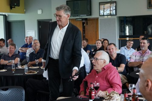 Simon Madden takes a guest's question